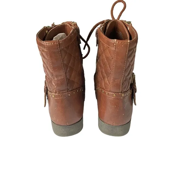 ❄️ 50% OFF Farm &amp; Ranch brown pull on western cowboy boots 11 M