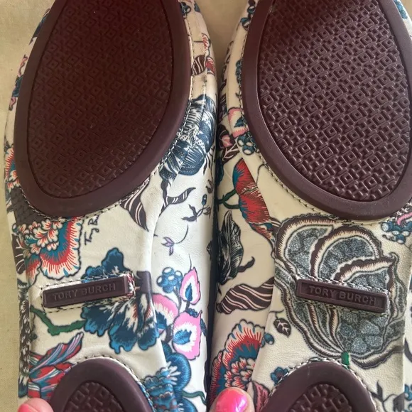 🌸 NEW 🌸 Tory Burch Minnie Ballet Floral Flats 8.5