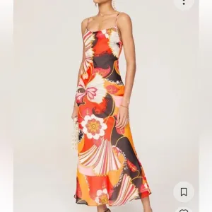 🌺 Ronny Kobo Retro Slip Dress | Vibrant Floral Maxi | Summer Statement Dress 10