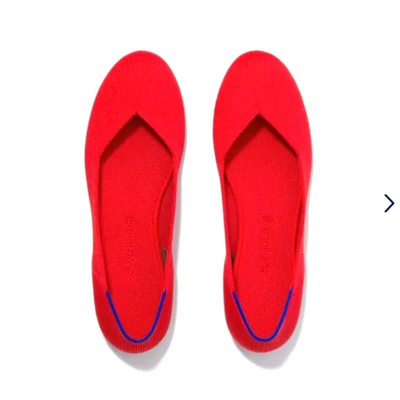 ✨️❤️  Rothy's Womens 7.5 The Flat Fabric Slip On Ballet Flats ✨️❤️