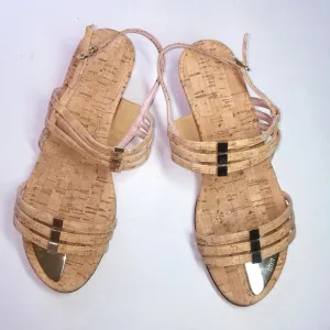 🌸 Stuart Weitzman | Tan Leather Strap Sandals