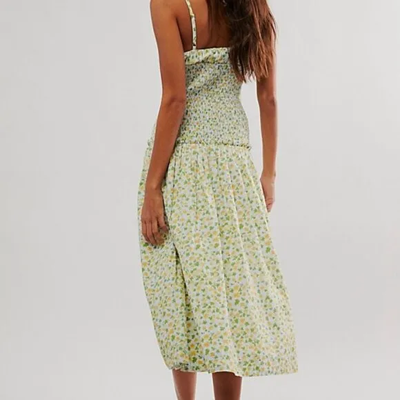 068 Free People Lavender Daze Dress NWT Size Medium
