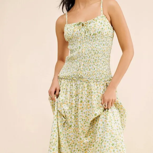 068 Free People Lavender Daze Dress NWT Size Medium