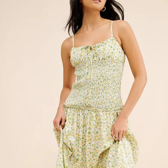 068 Free People Lavender Daze Dress NWT Size Medium