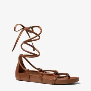 115. Michael Kors Vero Faux Leather Lace-Up Sandal