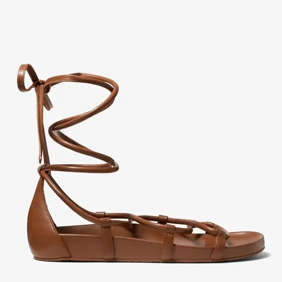 115. Michael Kors Vero Faux Leather Lace-Up Sandal