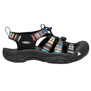 $130 KEEN Water Sandals Newport H2 Raya Black Striped Hiking Shoes SIZE W6.5/Y5