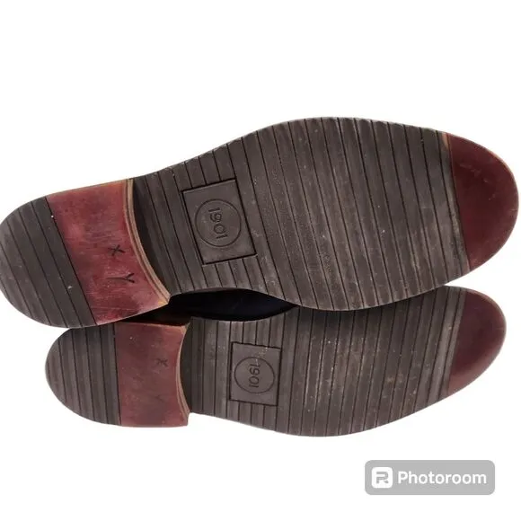 1901 Mens Suede Leather Gray Chukka Boots 12M