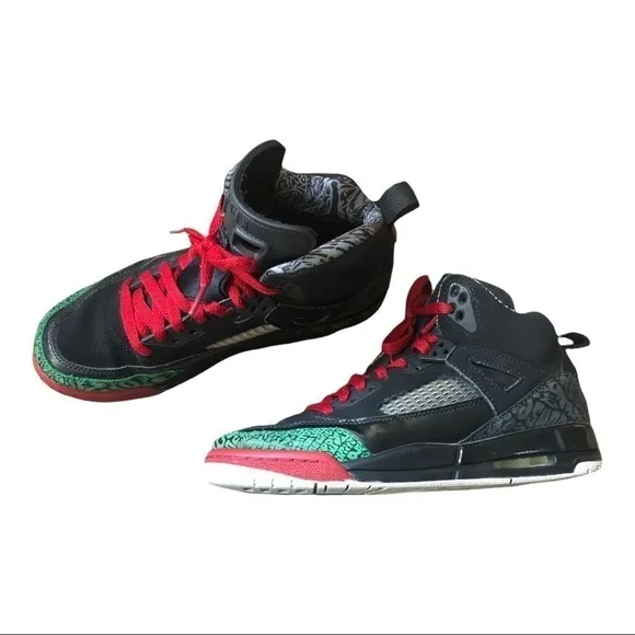 𝅺2017 Air Jordan Nike Spizike svart Joker Basketball youth 5.5 sneakers