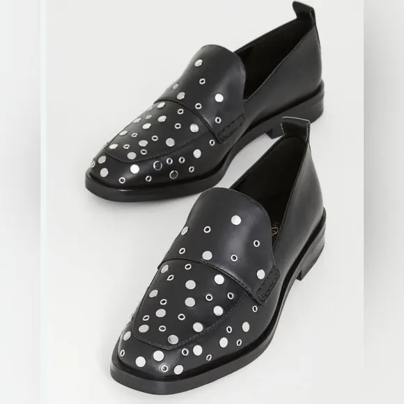 3.1 PHILLIP LIM Women's Alexa Studded Apron Loafers 37 (7)