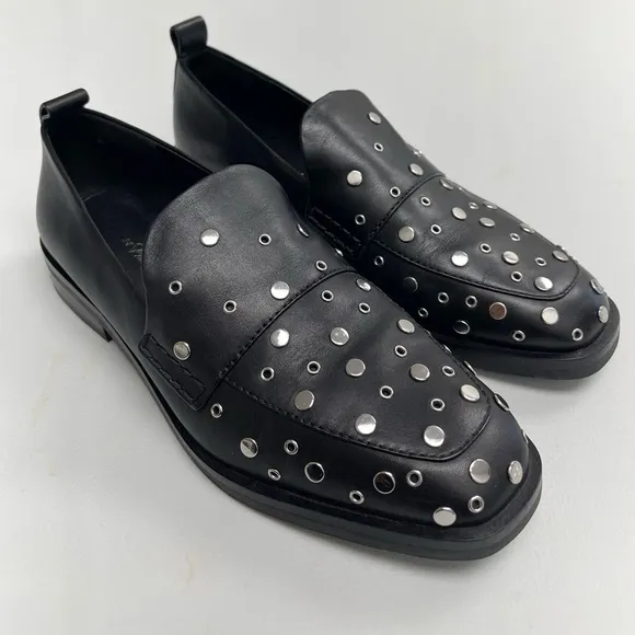 3.1 PHILLIP LIM Women's Alexa Studded Apron Loafers 37 (7)