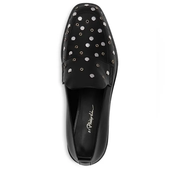 3.1 PHILLIP LIM Women's Alexa Studded Apron Loafers 37 (7)