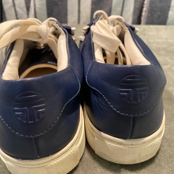 #312 TORY BURCH Ruffle Sneakers In Sea Blue