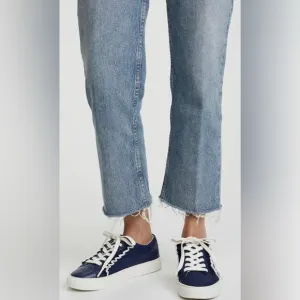 #312 TORY BURCH Ruffle Sneakers In Sea Blue
