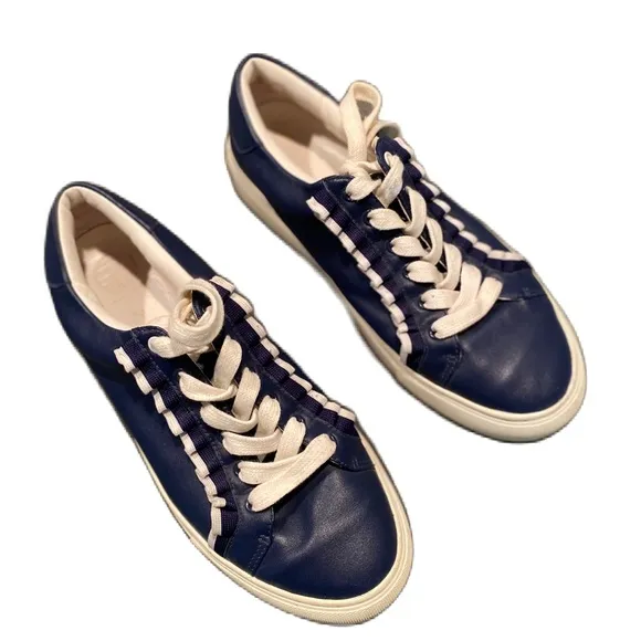 #312 TORY BURCH Ruffle Sneakers In Sea Blue