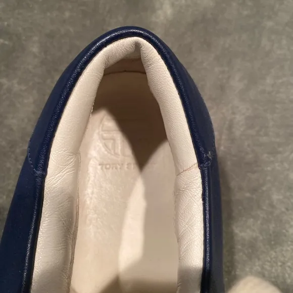 #312 TORY BURCH Ruffle Sneakers In Sea Blue