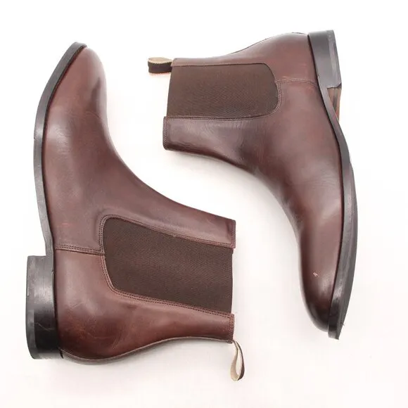 3dm Lifestyle Chelsea Men's UK Size 13 Brown Leather Pull On Boots