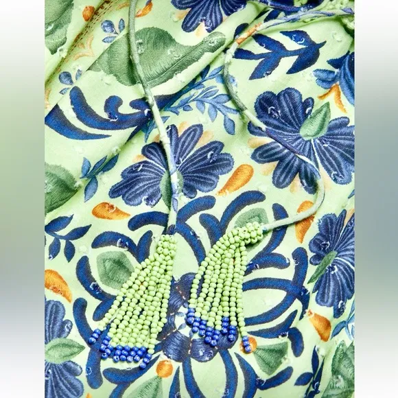 🌺🎉3XHP🎉🌺 NWT Farm Rio Ocean Tapestry Suzani Maxi Dress