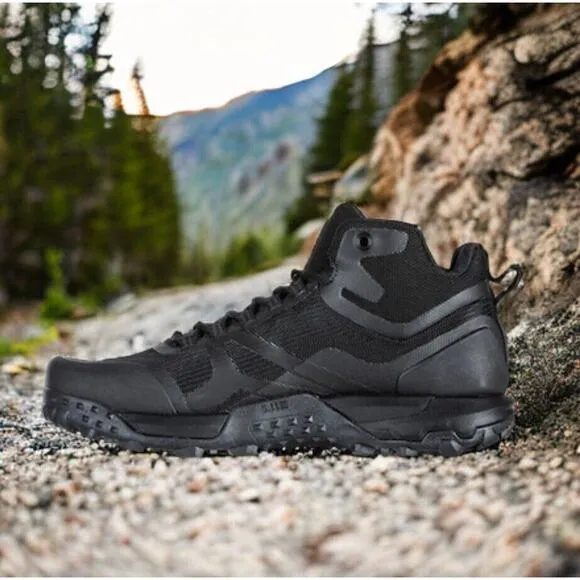 5.11 ATLAS Black Mid Tactical A/T All Terrain Boot 12430 Men 6.5 Fast Ship