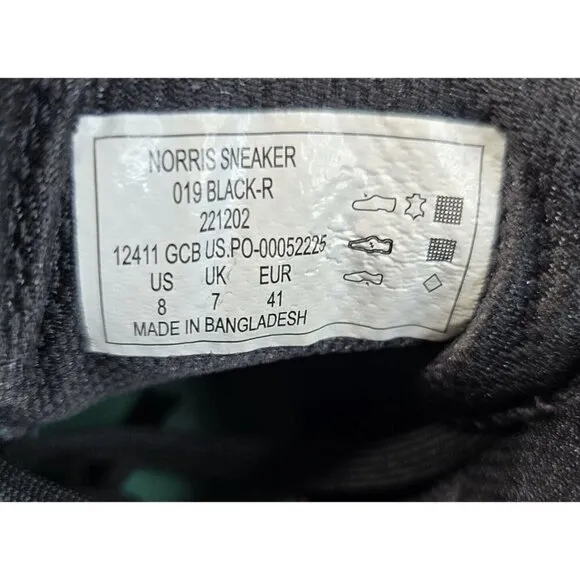 5.11 Tactical Norris Black High Top Sneakers Suede Vibram Sole Men's Size 8