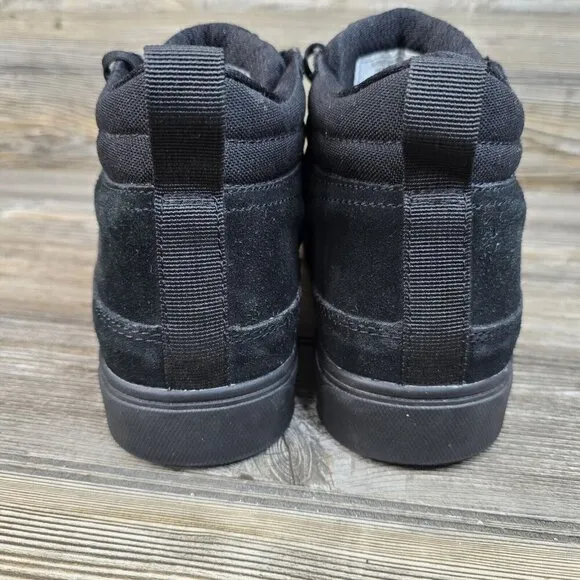 5.11 Tactical Norris Black High Top Sneakers Suede Vibram Sole Men's Size 8