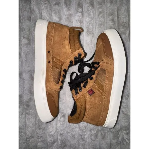 5.11 Tactical Norris Sneaker Dark Coyote Rustic Brown Men's Size 8.5 vibram sole