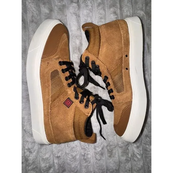 5.11 Tactical Norris Sneaker Dark Coyote Rustic Brown Men's Size 8.5 vibram sole