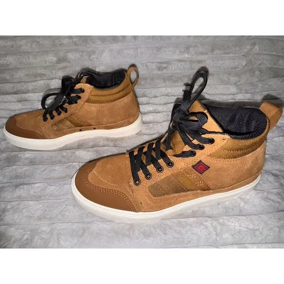 5.11 Tactical Norris Sneaker Dark Coyote Rustic Brown Men's Size 8.5 vibram sole