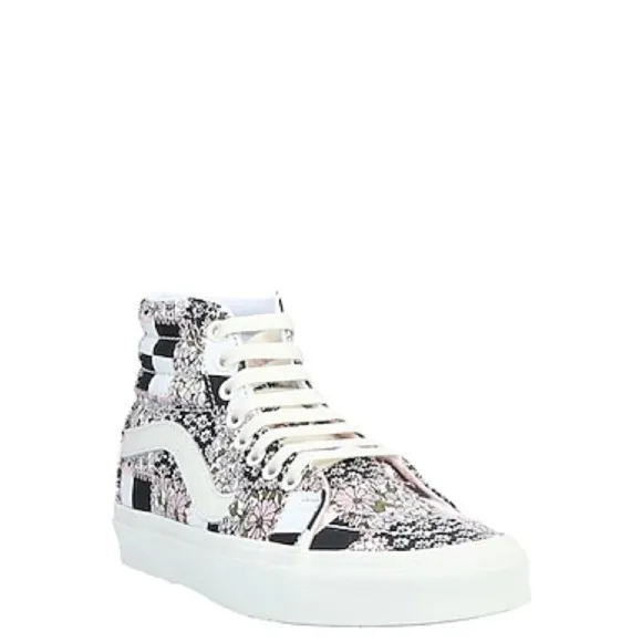 #54❤️ BNWT VANS PATCHWORK FLORAL SK8 SNEAKERS MENS 13