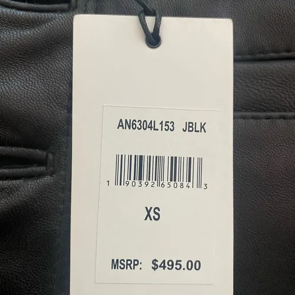 7 FOR ALL MAN KIND LEATHER SHORTS