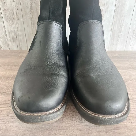 Abeo Mens Leather Bryson Boots Shearling Size 10