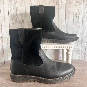 Abeo Mens Leather Bryson Boots Shearling Size 10