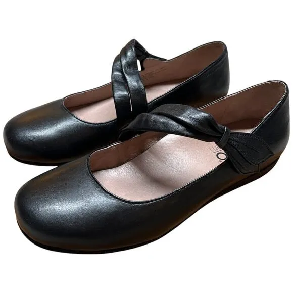 ABEO Talia Women's Size 7 Narrow Black Shoes Mary Jane Flats Comfort Orthotic