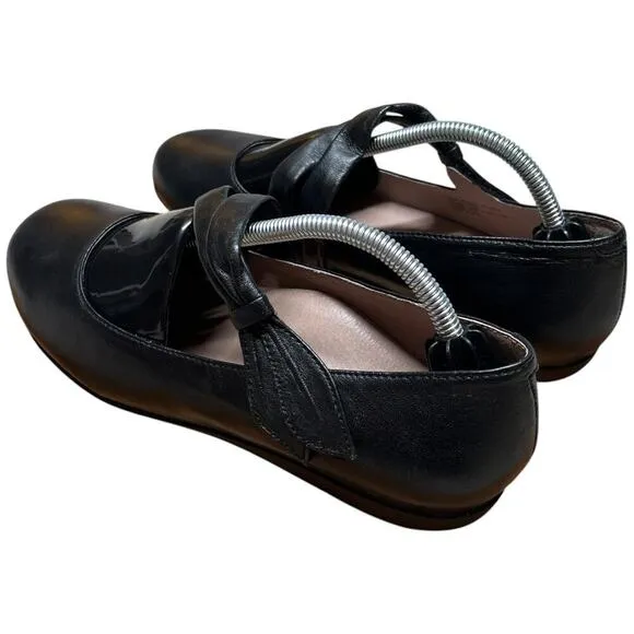 ABEO Talia Women's Size 7 Narrow Black Shoes Mary Jane Flats Comfort Orthotic