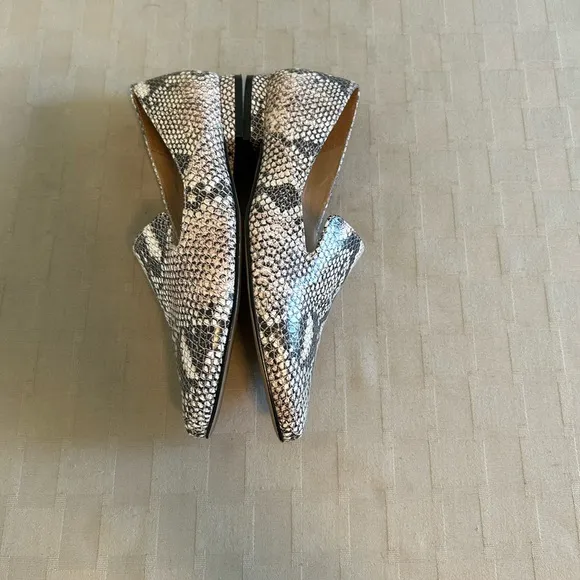 Able Local   Global Leather Lizbeth Snakeskin Loafers
