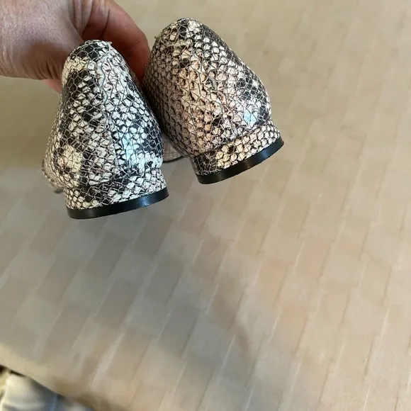 Able Local   Global Leather Lizbeth Snakeskin Loafers