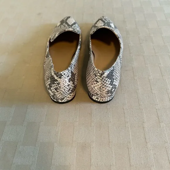 Able Local   Global Leather Lizbeth Snakeskin Loafers