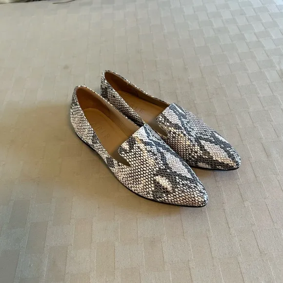 Able Local   Global Leather Lizbeth Snakeskin Loafers