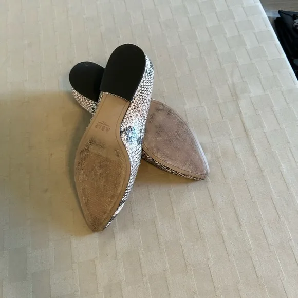 Able Local   Global Leather Lizbeth Snakeskin Loafers