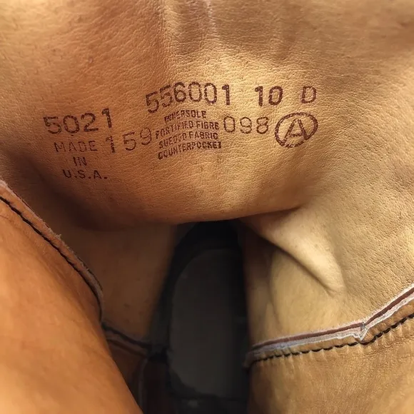 Acme Brown Leather Pull On Boots