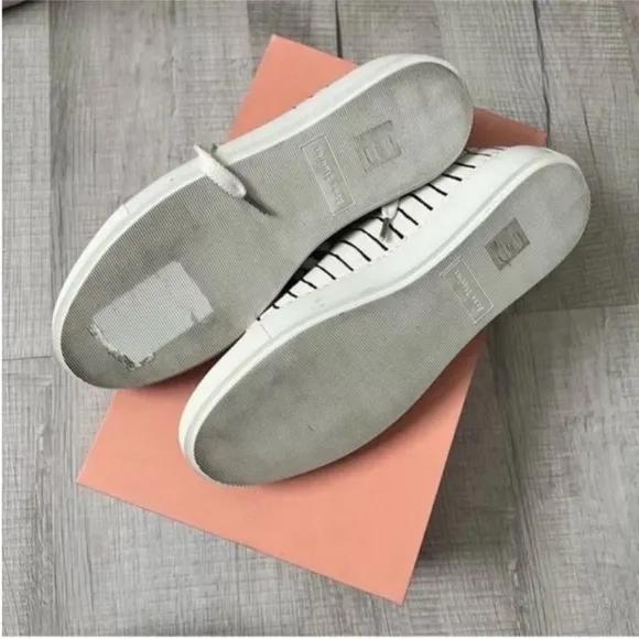 ACNE STUDIOS Stripe White/Black Sneakers Size 40