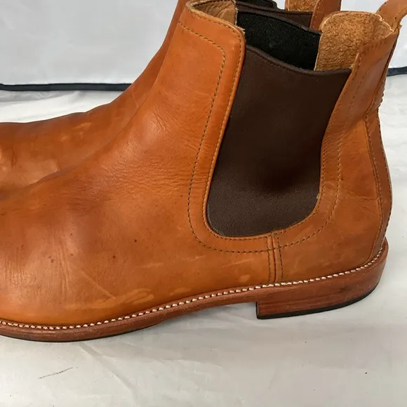 Adelante “The Mendoza” Light Brown Pull-on Leather Boots Men’s 11.5 E