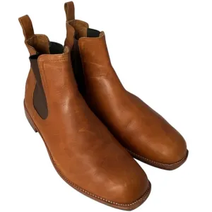 Adelante “The Mendoza” Light Brown Pull-on Leather Boots Men’s 11.5 E