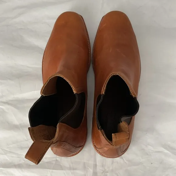 Adelante “The Mendoza” Light Brown Pull-on Leather Boots Men’s 11.5 E