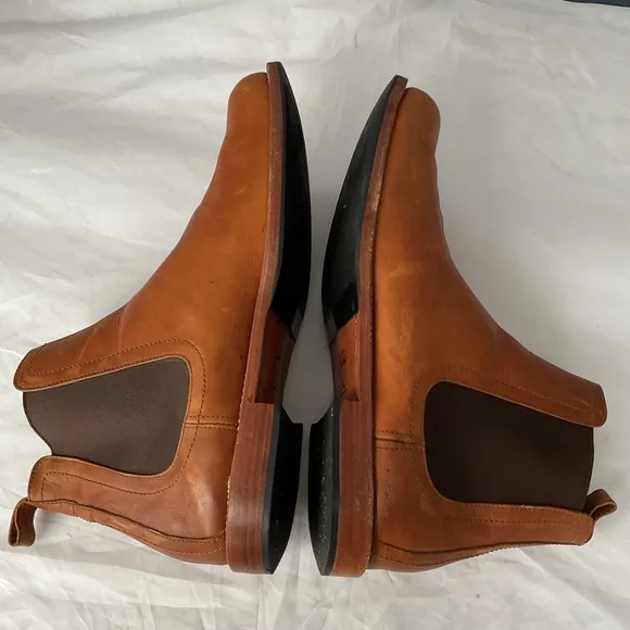 Adelante “The Mendoza” Light Brown Pull-on Leather Boots Men’s 11.5 E