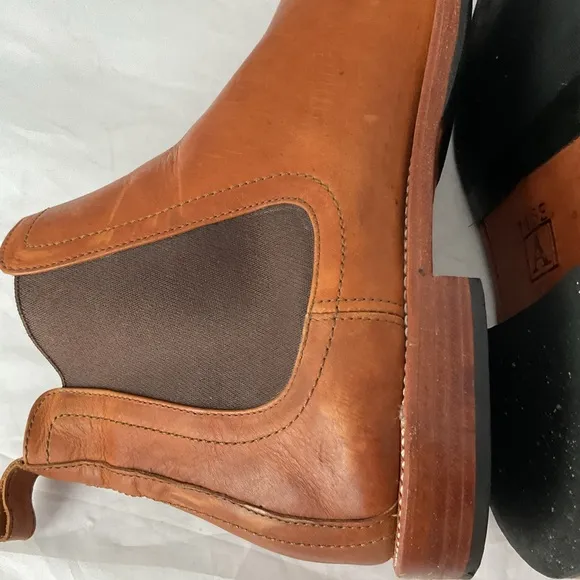 Adelante “The Mendoza” Light Brown Pull-on Leather Boots Men’s 11.5 E