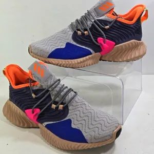 Adidas Alphabounce Instinct CC Running Sneakers Gray Blue Pink Men's 8