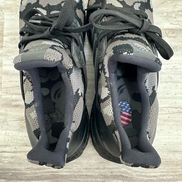 Adidas Black‎ Camo Sneakers