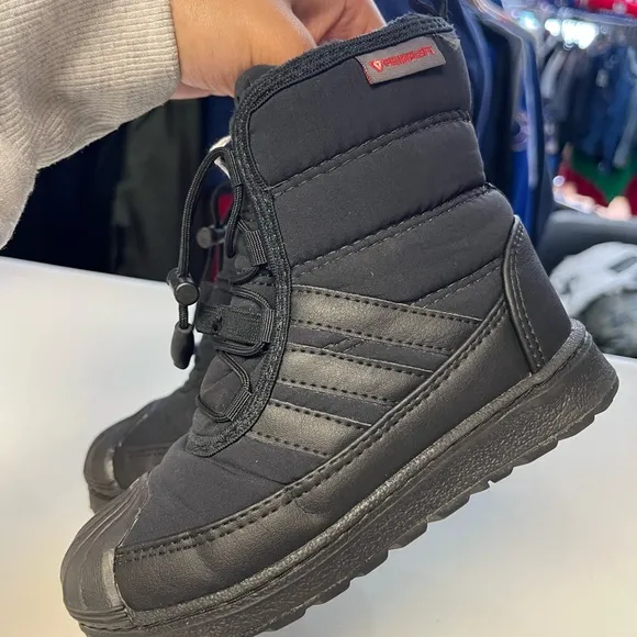 Adidas Black High-Top Sneakers with Quilted Design 10.5C