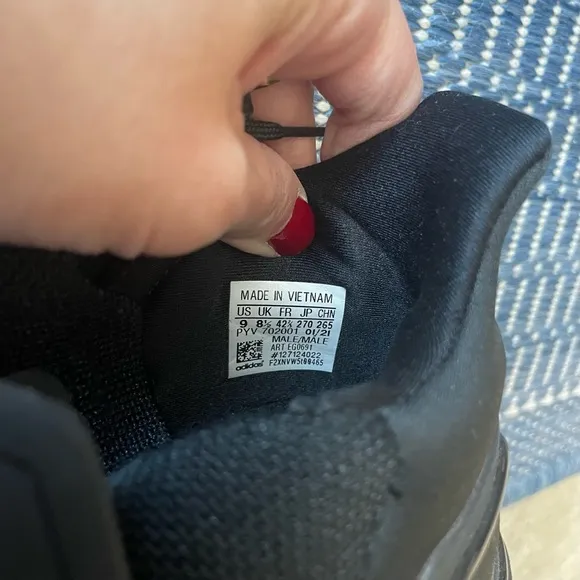 Adidas Black Ultraboost Sneakers